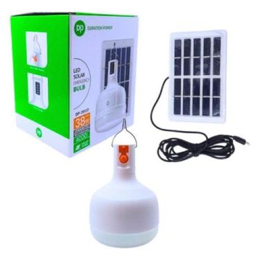 Imagem de Lampada que funciona sem luz Solar 38W LED Emergencia USB Recarregavel