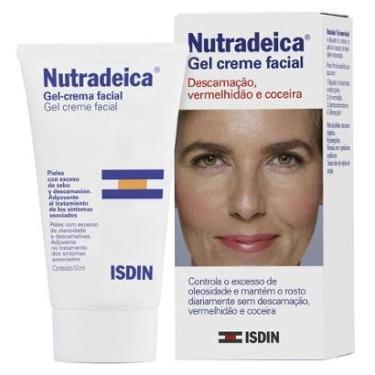 Imagem de Gel Creme Facial Isdin - Nutradeica Pele descamativa 50ml-Unissex