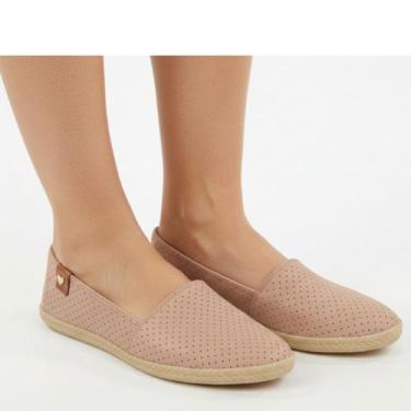 Imagem de Sapatilha Feminina Moleca Alpargata Nobuck Casual Confortável Leve par