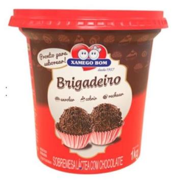 Imagem de Kit 2 Un Massa De Brigadeiro Chocolate Xamego Bom 2,1kg - Mor, doces s
