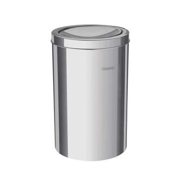 Imagem de Lixeira Tramontina com Tampa Basculante Swing 94542/112 em Aço Inox – 12 L