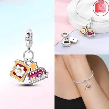 Imagem de Pingentes De Torradeira Banhados a Prata Esterlina 925 Para Mulheres, 