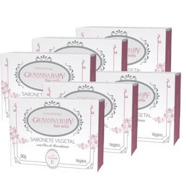 Imagem de Kit C/6 Sabonete vegetal Giovanna Baby Blanc Vanilla 90g