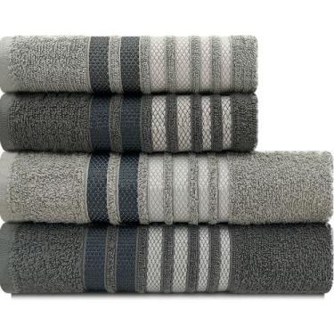 Imagem de Jogo de Toalhas Banhão 4 Peças Gigante + Rosto Algodão Dynamo Camesa -