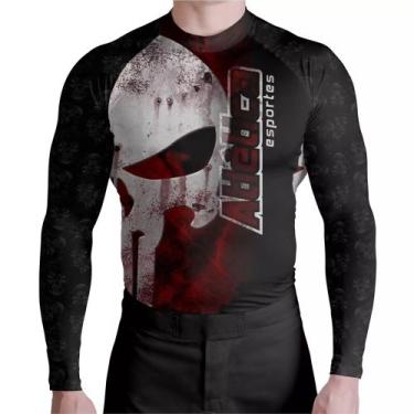 Imagem de Camisa Rash Guard Justiçeiro Atl - Atlética, Preto, P