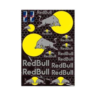 Imagem de Kit de decalques de tanque de adesivos de touro vermelho a laser de Ha