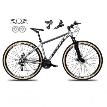 Imagem de Bicicleta Aro 29 Absolute Nero 5 Alumínio 24v Câmbios Shimano Freio A Disco Hidráulico Mtb Cinza 17