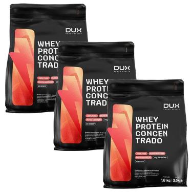 Imagem de Kit 3X Whey Protein Concentrado - 1800g Refil Cookies - Dux Nutrition-Masculino