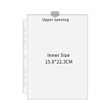Imagem de Fichário A5 Com 3 Ou 7 Argolas Para Photocards, Páginas De Refil Trans