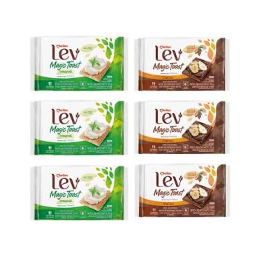 Imagem de Lev Magic Toast Marilan 2 Sabores 3 Integral e 3 Cacau 6un