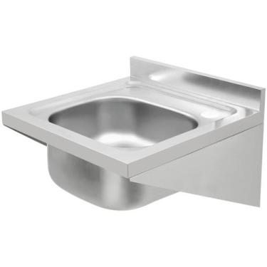 Imagem de Lavatório Industrial de Parede Tramontina em Aço Inox