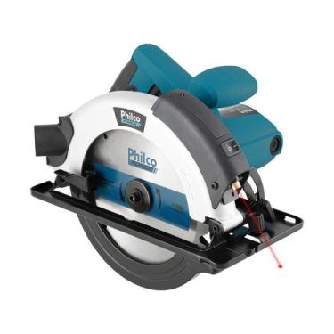 Imagem de Serra Circular Elétrica Philco PSC01 185mm 1500W Azul-celeste 127V