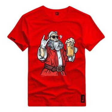 Imagem de Camisa Camiseta Natal Papai Noel Algodão Premium Verao 2026 - Hard Sev