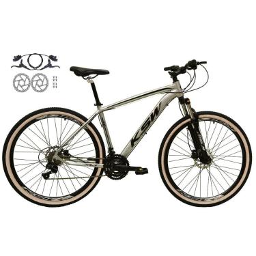 Imagem de  Bicicleta Aro 29 Ksw Xlt 24v Freios a Disco Hidráulicos Garfo Suspensão Pneu com Faixa...