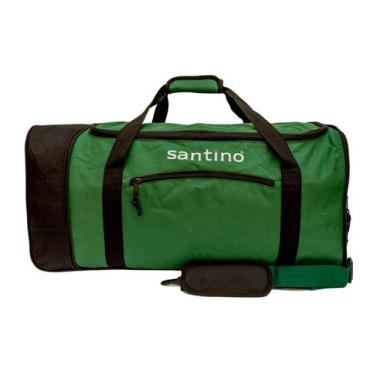 Imagem de Mala Sacola Bolsa de Viagem Tecido Dobrável Alça de Mão Grande com Rod