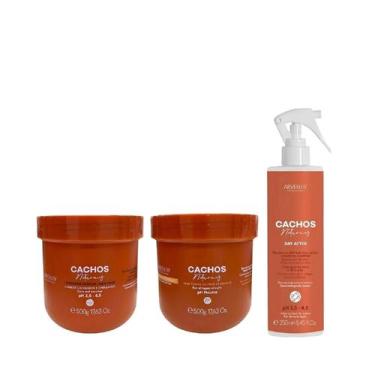 Imagem de Kit Arvensis Professional Cachos Naturais - Máscara 500g + Geleia Ativ