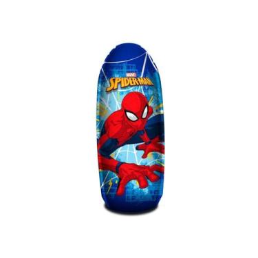 Imagem de João Teimoso Inflável 90cm Super Heróis Marvel Infantil, Spider-Man