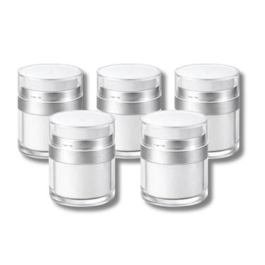 Imagem de 5x Frascos Airless 50g Armazena Creme Com Mais Higiene - Homelab