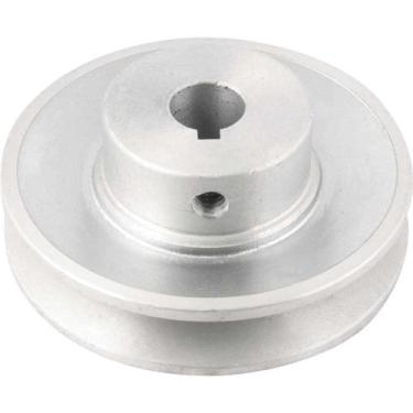 Imagem de Polia de Alumínio 1 Canal, Perfil A, 90 mm com Furo de 5/8" - 15,9 mm,