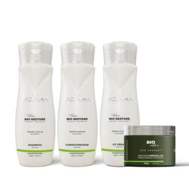 Imagem de Kit Home Orgânico + CC Cream + Máscara - Bio Restore ( 4 Produtos ) - 
