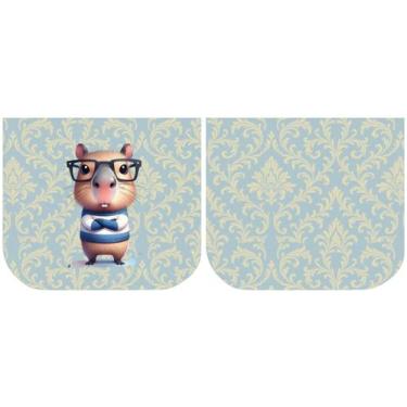 Imagem de Necessarie Porta Moedas Capivara Ôculos Azul - Sintético Doll - Ponto 