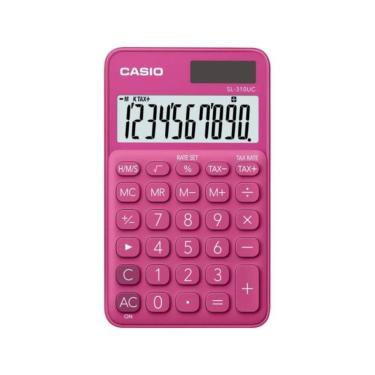 Imagem de Calculadora De Bolso Casio Sl-310uc 10 Dígitos Rosa