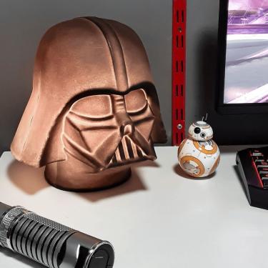 Imagem de Luminária Darth Vader Star Wars para Decoração com Led Bivolt 110-220V em Polietileno Preto Usare