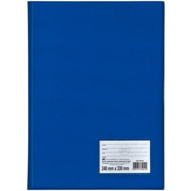 Imagem de Pasta Catálogo Dac A4 com 50 Folhas Dac Azul Escuro com Visor de Identificação 240x330mm Azul