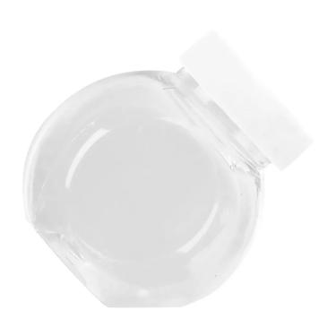 Imagem de Mini Baleiro para Lembrancinhas Acrílico 5X6CM 10 Unidades Branco com Base Transparente Extra Festas
