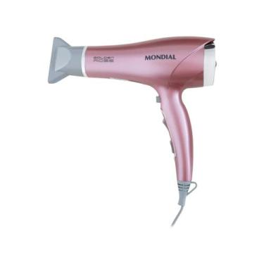 Imagem de Secador de Cabelo Mondial Tourmaline Ion Golden - Rose 2000W 2 Velocid