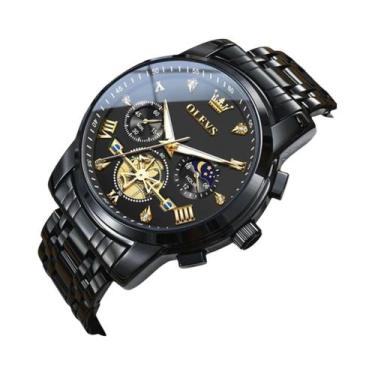 Imagem de Relógio De Quartzo Masculino Luxuoso E À Prova d'Água OLEVS, Multifunc