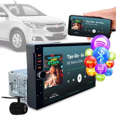 Imagem de Central Multimídia Mp5 Player 7 Pol 1 Din Onix Prisma Cobalt - First O