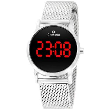 Imagem de Relógio CHAMPION feminino digital prata CH48162T