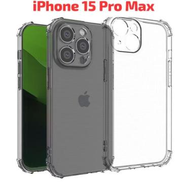 Imagem de Capa capinha para iPhone 15 Pro Max transparente anti impacto  - Borea