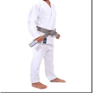 Imagem de Kimono Torah Kinder Flex Infantil Judo JiuJitsu, Branco, M2