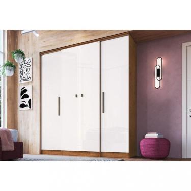 Imagem de Guarda Roupa Casal 4 Portas 2 Gavetas Miami Doripel