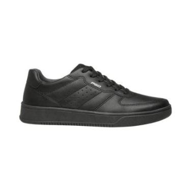 Imagem de Sapatênis Casual Clean Confortável Masculino Pegada Preto 40-Masculino
