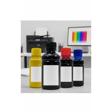 Imagem de 2x Tinta Impressora L3150 L3110: Black, Cyan, Magenta, Amare - Congrat
