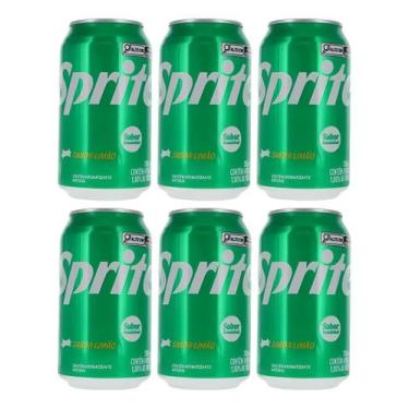 Imagem de Kit C/6 Refrigerante Sprite Original 350ml