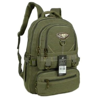Imagem de Mochila Notebook 35L Lona Resistente Keuven KV1886, Verde