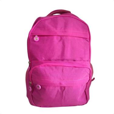 Imagem de Mochila 5 Repartições Bolsos Laterais Zíper GV Bolsas, Pink