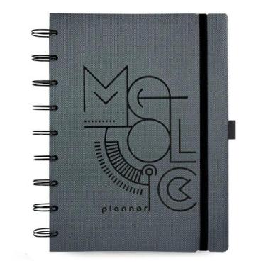 Imagem de Planner Premium SystemFlex Ultra Coleção Metallic 16,5 x 24 cm ÓTIMA -