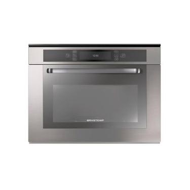 Imagem de Micro-ondas de Embutir Brastemp BMO40AR 40L Inox com Grill de Quartzo 220V