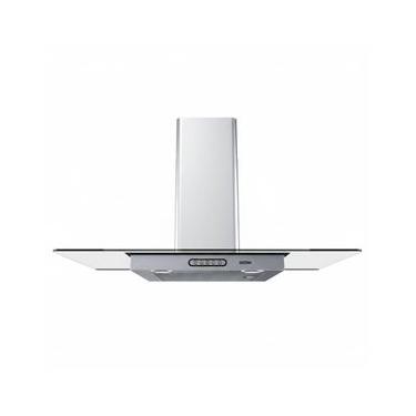 Imagem de Coifa de Parede Fogatti Vidro Reto Duto Slim 90cm Inox com Led e 220V