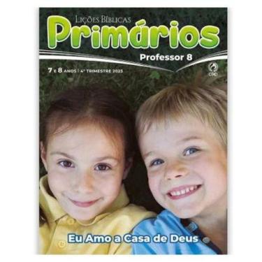 Imagem de Revista Lições Bíblica Primários Professor 4º Trimestre 2023 - CPAD