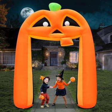 Imagem de Arco de abóbora inflável de Halloween PARAYOYO 3m com 5 LEDs