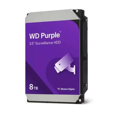 Imagem de Hd WD Purple Surveillance 8tb, 3.5 Polegadas, 5640rpm, 256mb, Sata - Wd85purz
