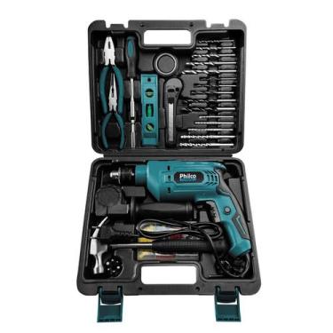 Imagem de Furadeira Philco PFU03MF 127V  650W com Maleta 99 Acessórios - 220V
