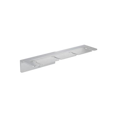 Imagem de Porta-taças 1000.c.ptc de Parede Inox Cromado Organizador para Cozinha Inox Deca
