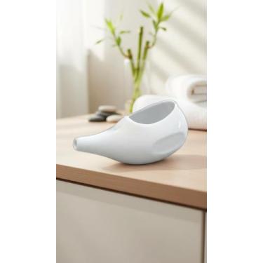 Imagem de Higienizador Nasal de Porcelana 200ml Limpeza Sinusal - Congratulation